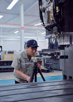 6、激光檢測調精度